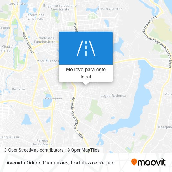Avenida Odilon Guimarães mapa