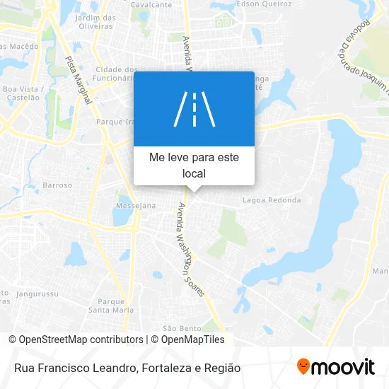 Rua Francisco Leandro mapa