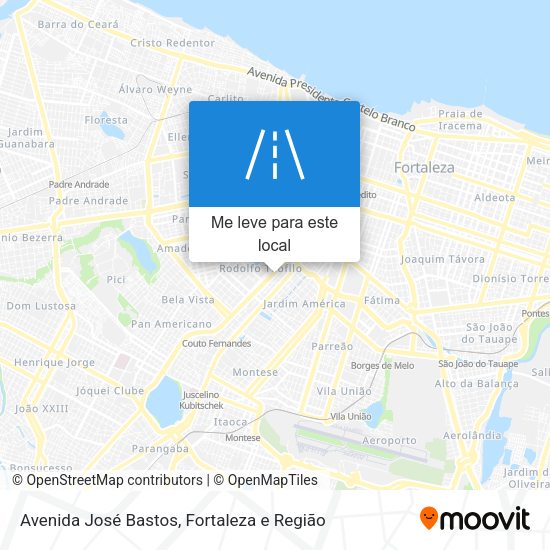 Avenida José Bastos mapa