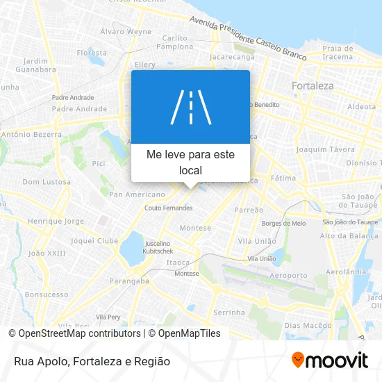 Rua Apolo mapa