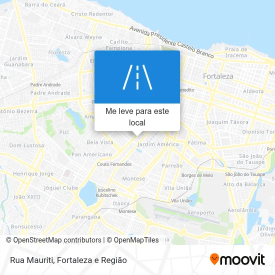 Rua Mauriti mapa