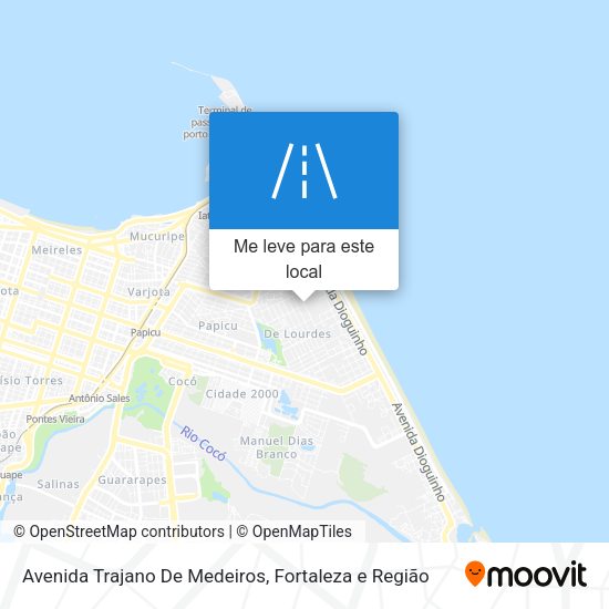 Avenida Trajano De Medeiros mapa