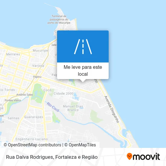 Rua Dalva Rodrigues mapa