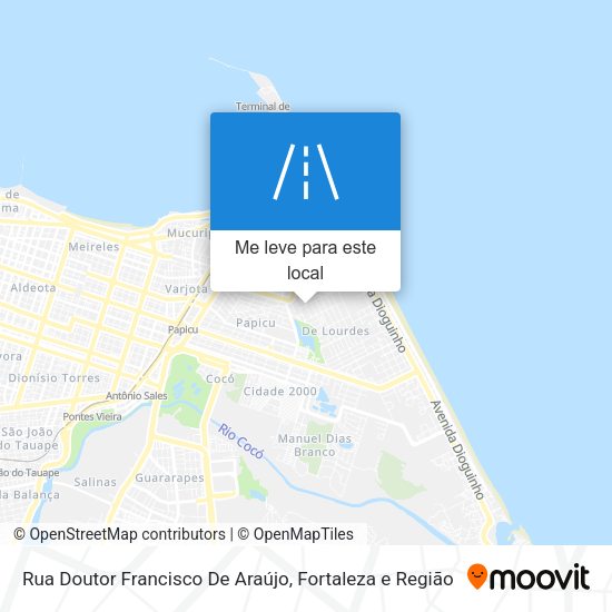 Rua Doutor Francisco De Araújo mapa