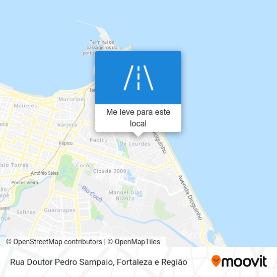Rua Doutor Pedro Sampaio mapa