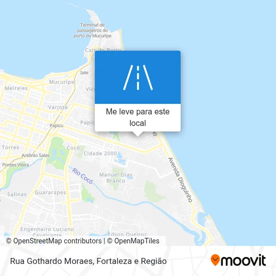 Rua Gothardo Moraes mapa