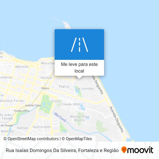 Rua Isaías Domingos Da Silveira mapa