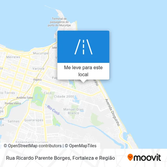 Rua Ricardo Parente Borges mapa