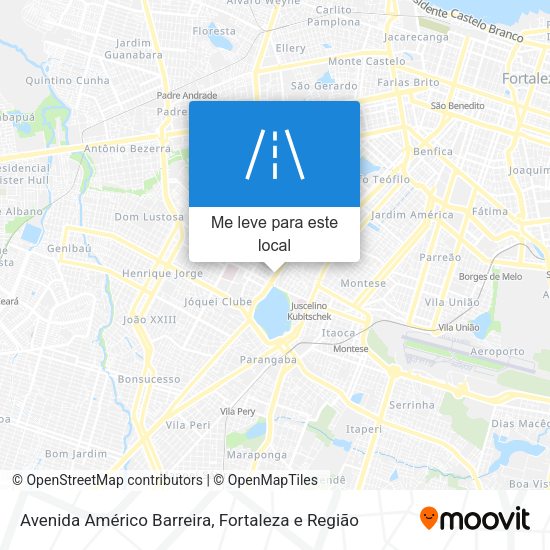 Avenida Américo Barreira mapa