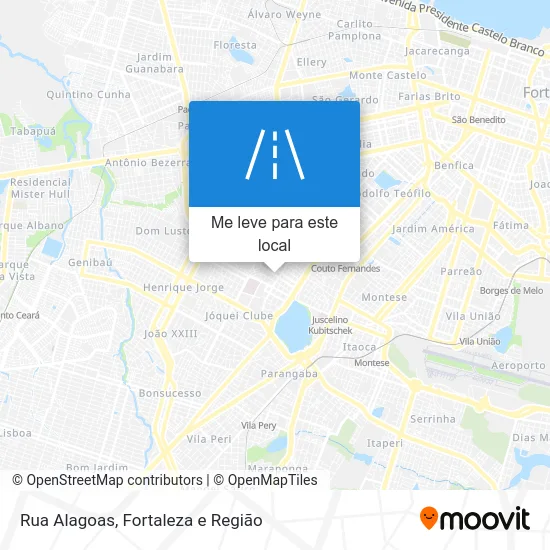 Rua Alagoas mapa