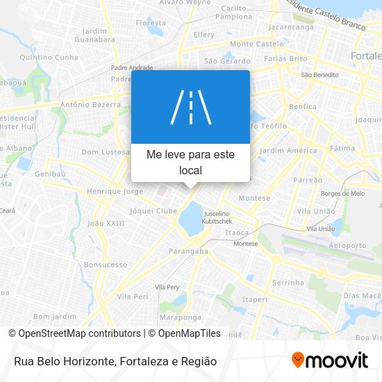 Rua Belo Horizonte mapa