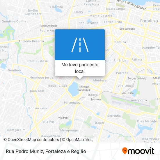 Rua Pedro Muniz mapa