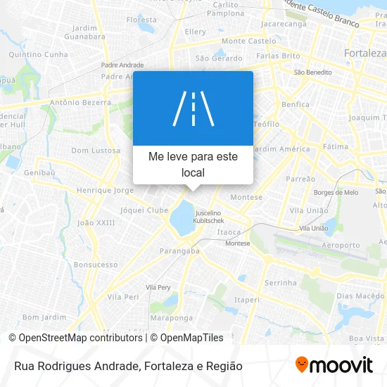 Rua Rodrigues Andrade mapa