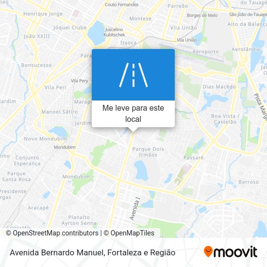 Avenida Bernardo Manuel mapa