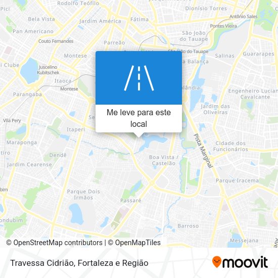 Travessa Cidrião mapa