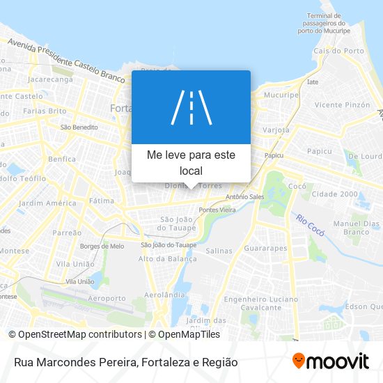 Rua Marcondes Pereira mapa