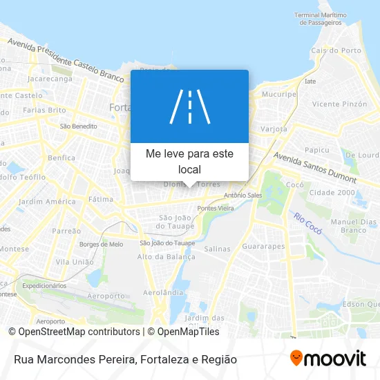 Rua Marcondes Pereira mapa