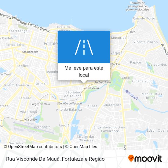 Rua Visconde De Mauá mapa