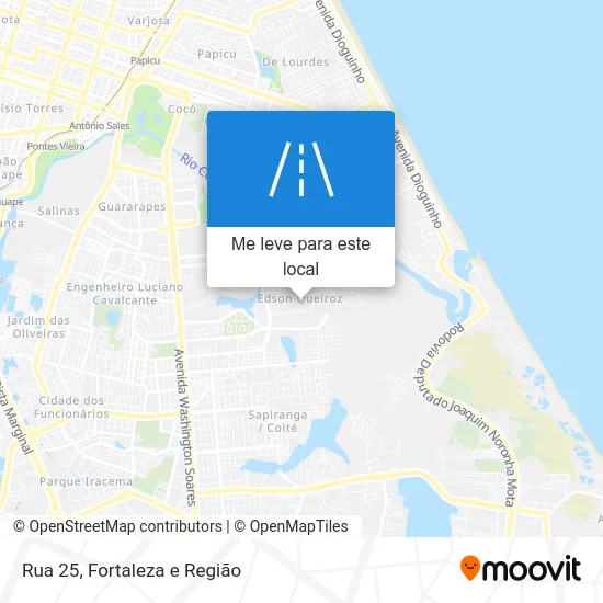 Rua 25 mapa