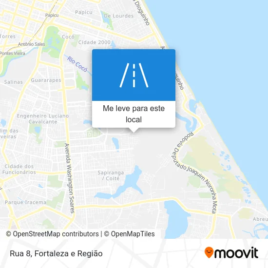 Rua 8 mapa