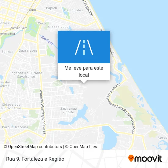 Rua 9 mapa