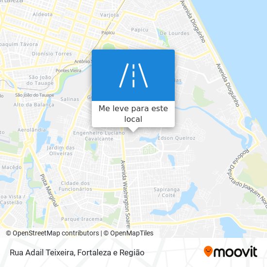 Rua Adail Teixeira mapa