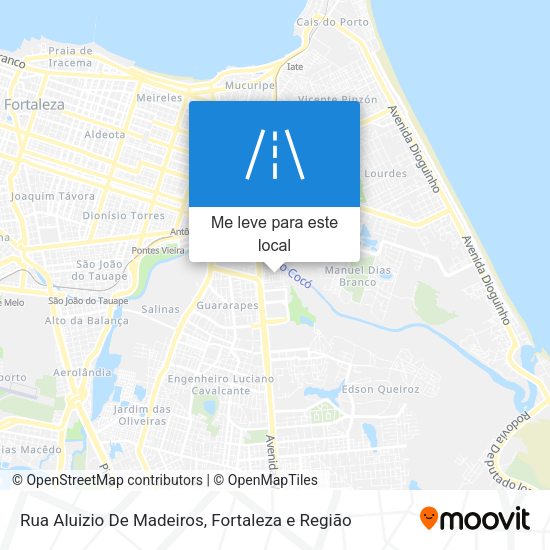 Rua Aluizio De Madeiros mapa