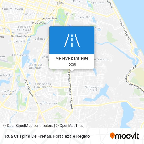 Rua Crispina De Freitas mapa