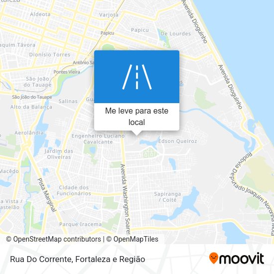 Rua Do Corrente mapa