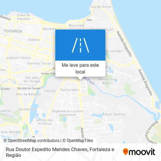 Rua Doutor Expedito Mendes Chaves mapa