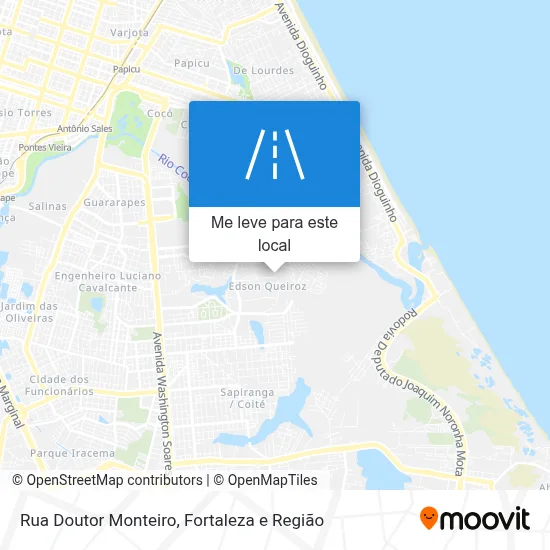 Rua Doutor Monteiro mapa