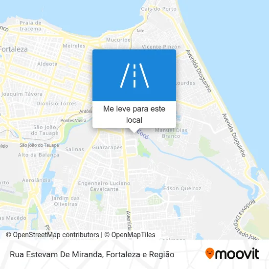 Rua Estevam De Miranda mapa