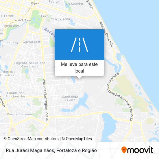 Rua Juraci Magalhães mapa
