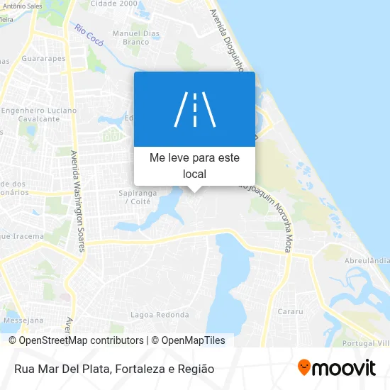 Rua Mar Del Plata mapa