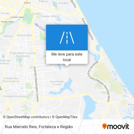 Rua Marcelo Reis mapa