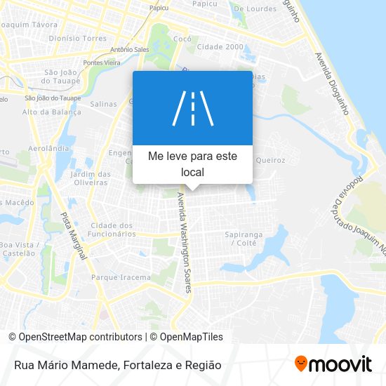 Rua Mário Mamede mapa