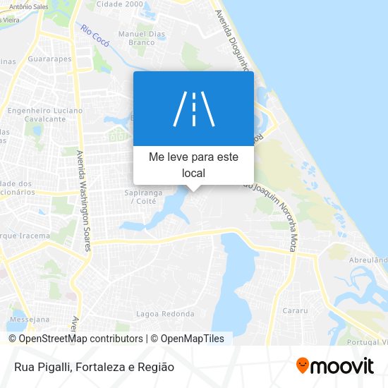 Rua Pigalli mapa