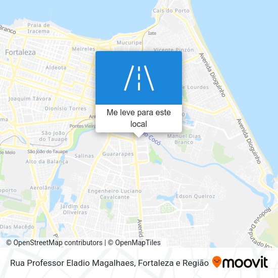 Rua Professor Eladio Magalhaes mapa