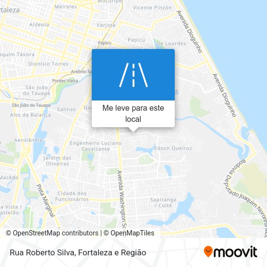 Rua Roberto Silva mapa