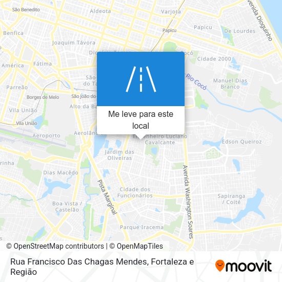 Rua Francisco Das Chagas Mendes mapa
