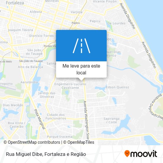 Rua Miguel Dibe mapa