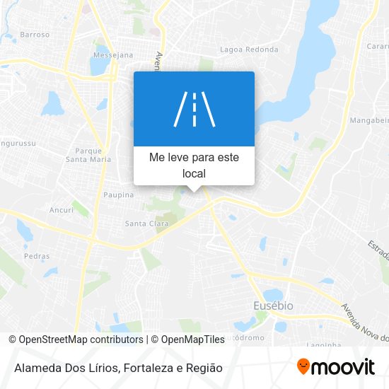 Alameda Dos Lírios mapa
