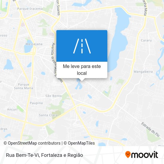 Rua Bem-Te-Vi mapa