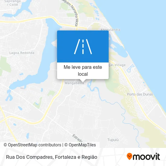 Rua Dos Compadres mapa