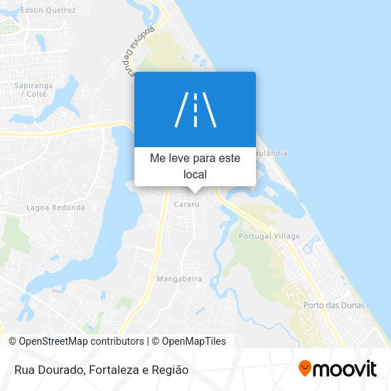 Rua Dourado mapa