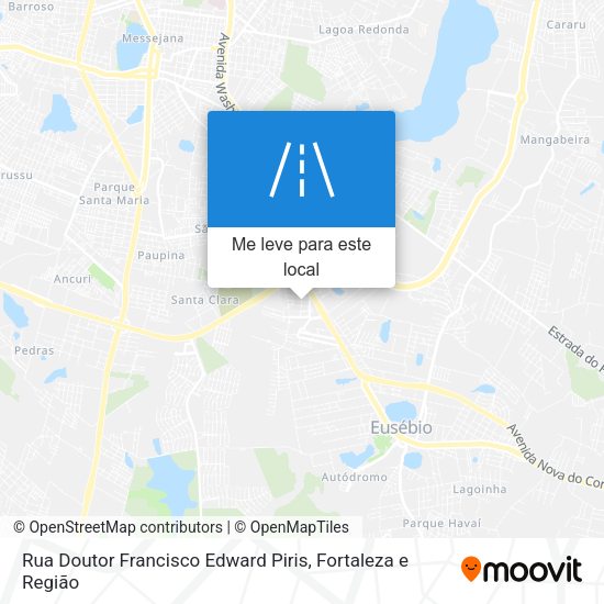 Rua Doutor Francisco Edward Piris mapa