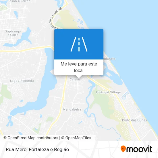Rua Mero mapa