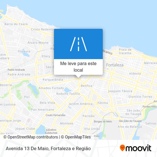 Avenida 13 De Maio mapa