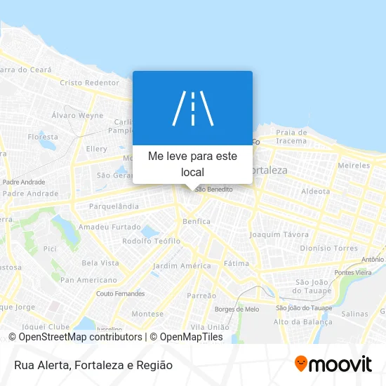 Rua Alerta mapa