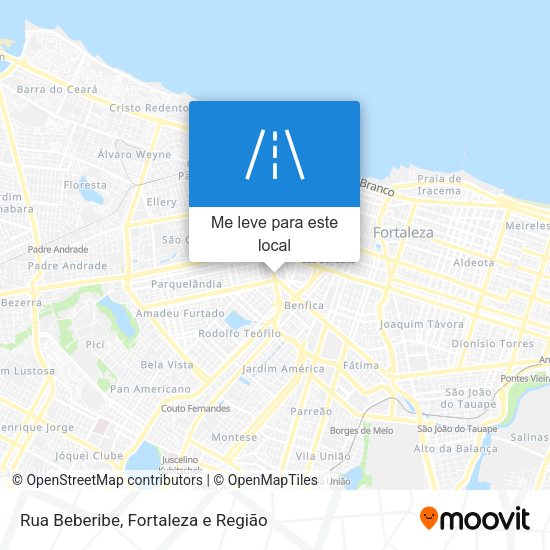 Rua Beberibe mapa